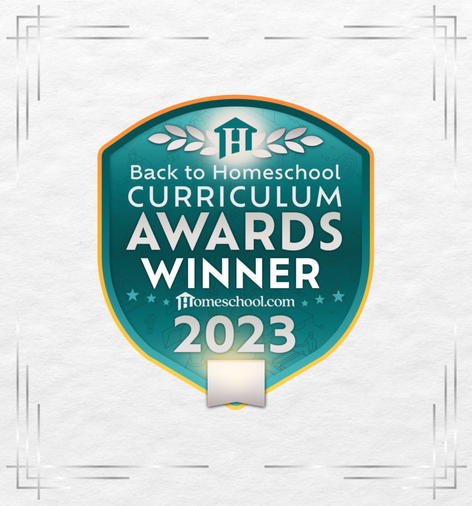 Homeschool.com's Back to Homeschool Curriculum Awards Winner 2023.