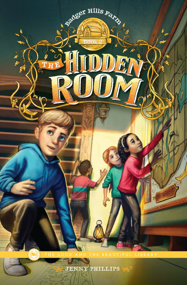 Cover of 'The Hidden Room', Book 2 of Badger Hills Farm series