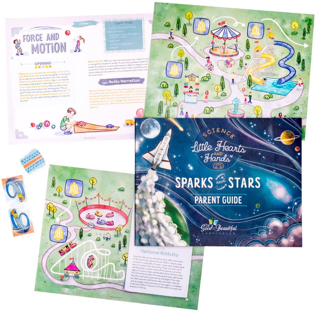 Homeschool Science Unit Sparks and Stars Parent Guide