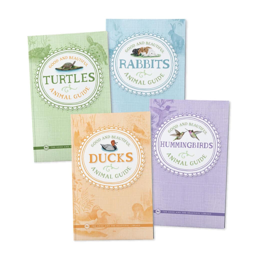 Homeschool Animal Guides for Turtles Rabbits Ducks and Hummingbirds
