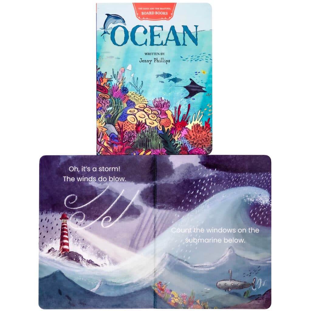 Ocean Board Book by Jenny Phillips