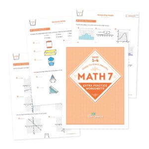 Homeschool Math Extra Practice Worksheets for Grade 7 from The Good and the Beautiful