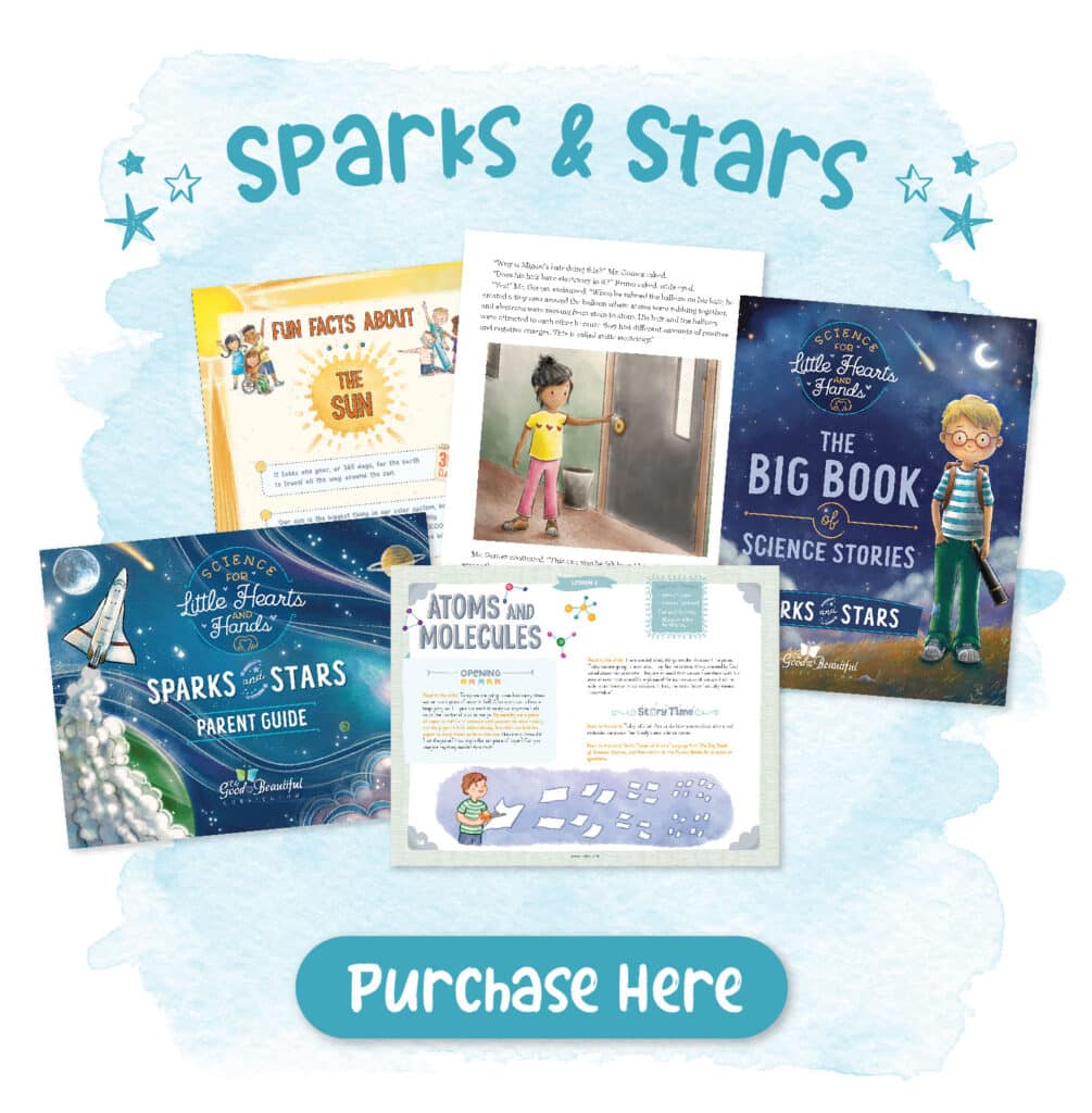 Homeschool Sparks and Stars Science Unit for Preschool to Grade 2 from The Good and the Beautiful