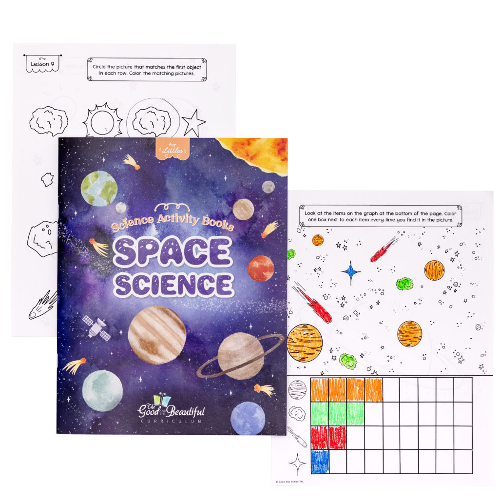Homeschool Space Science Activity Book for Kindergarten to Grade 2